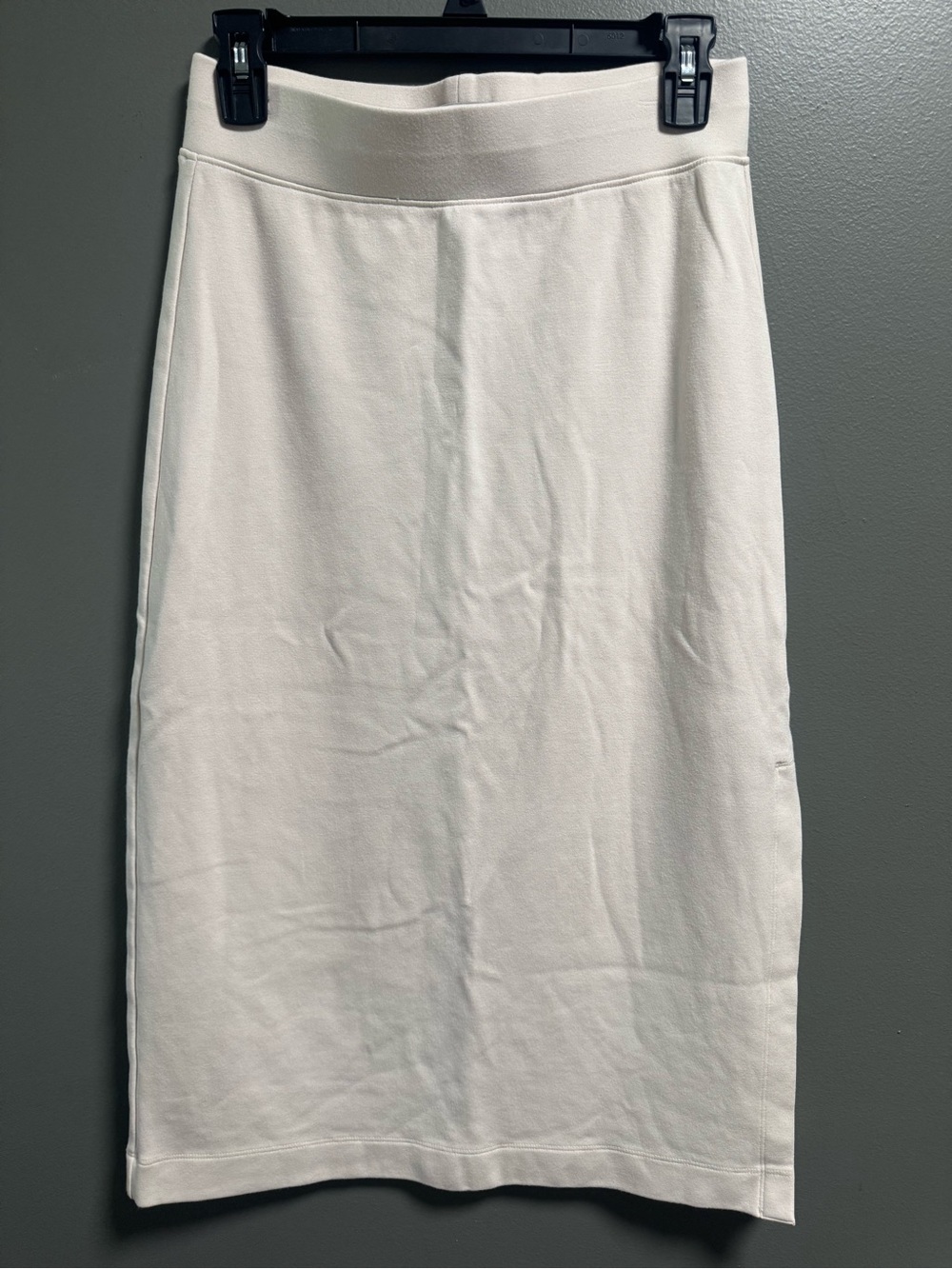 AYR The High Hopes Shroom Cream Midi Pencil Skirt with Side Slit Stretch S - Picture 5 of 9